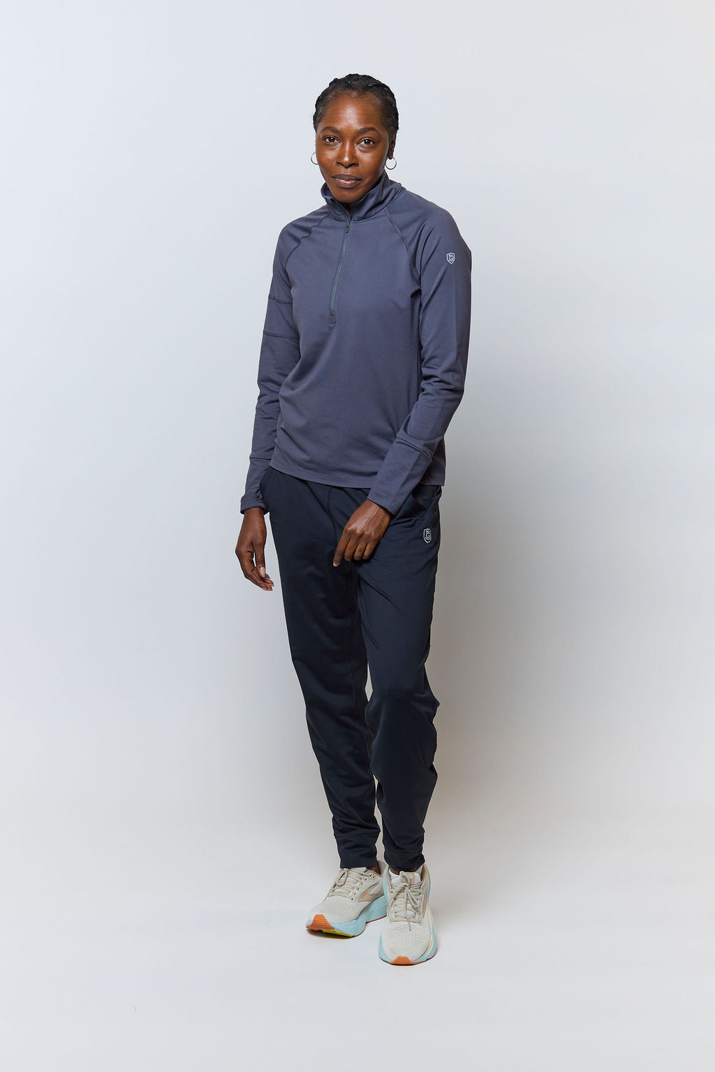 Valia Women's Black Jogger Pants