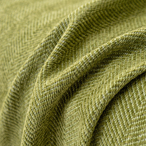 Chenille Herringbone Sofa Cover – Skin-Friendly & Machine Washable