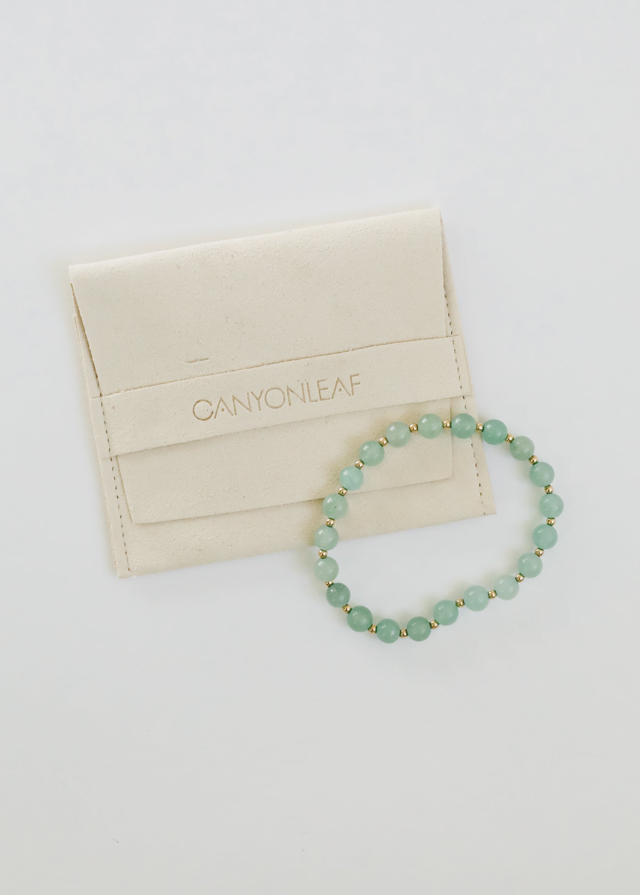 Aventurine Gemstone + 14K Gold Filled || Beaded Stretch Bracelets