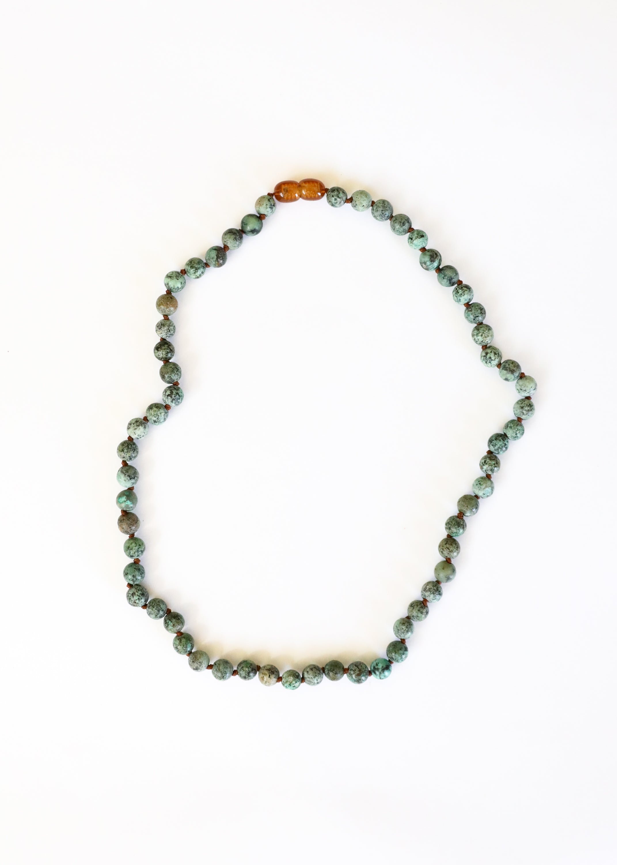 Pure Gemstone + Turquoise Jasper || Baby Necklace