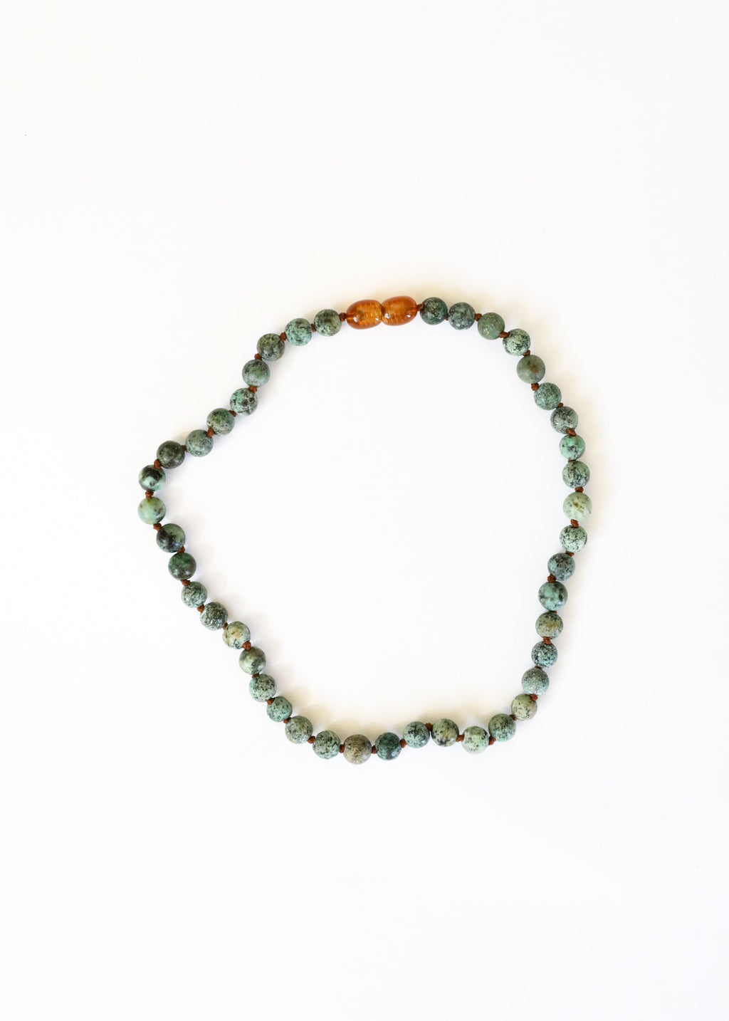 Pure Gemstone + Turquoise Jasper || Baby Necklace