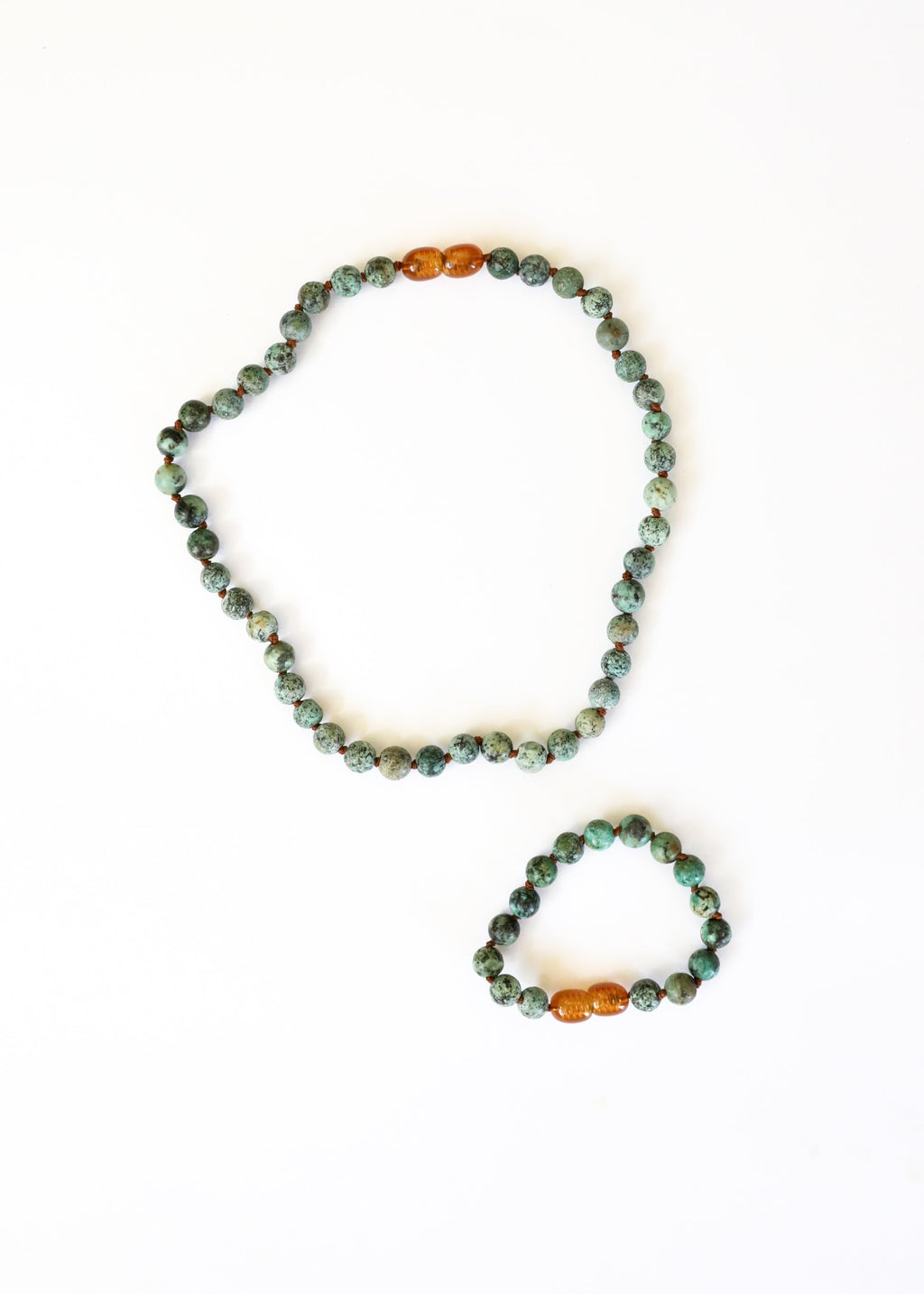 Pure Gemstone + Turquoise Jasper || Baby Bracelet