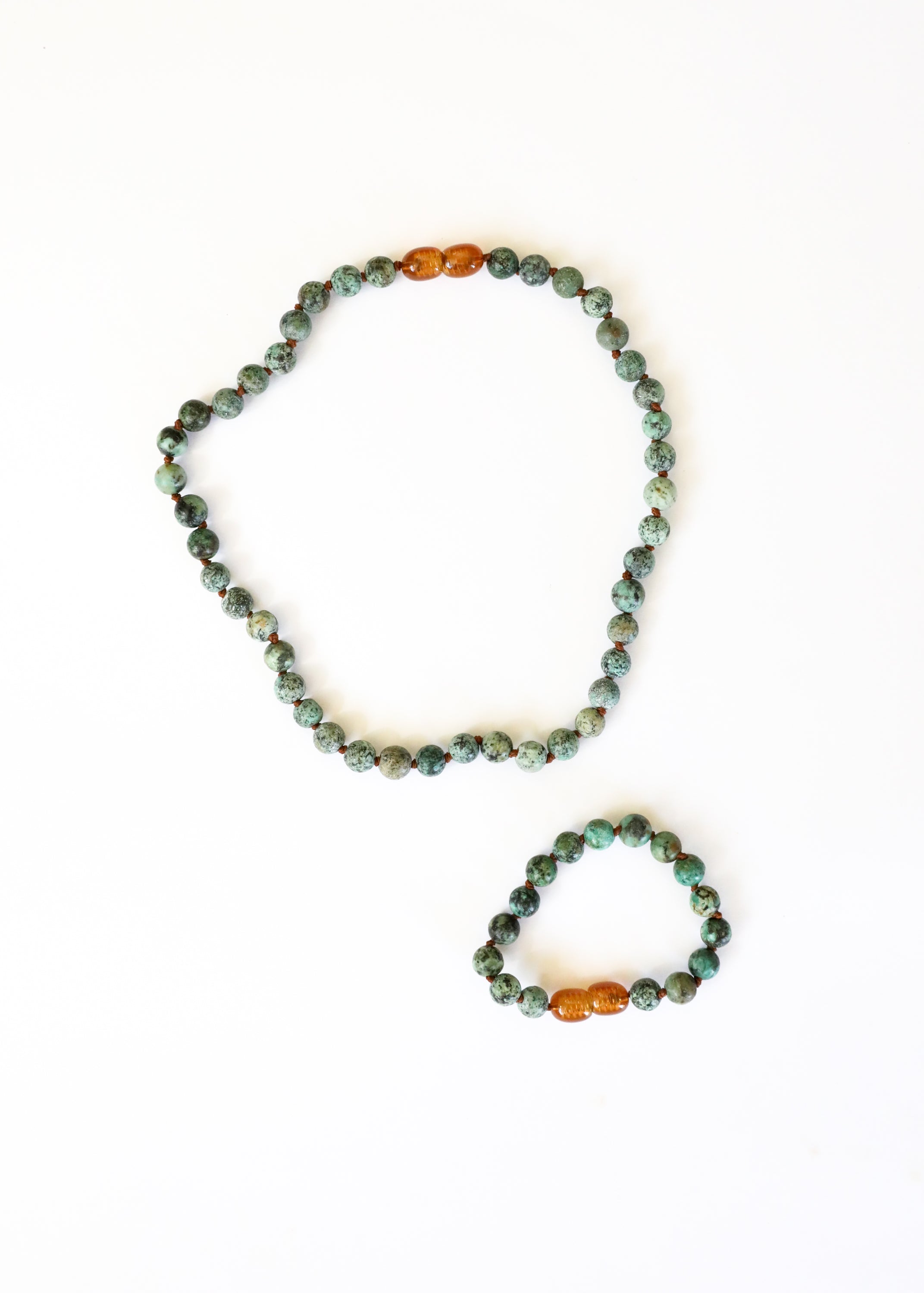 Pure Gemstone + Turquoise Jasper || Baby Bracelet