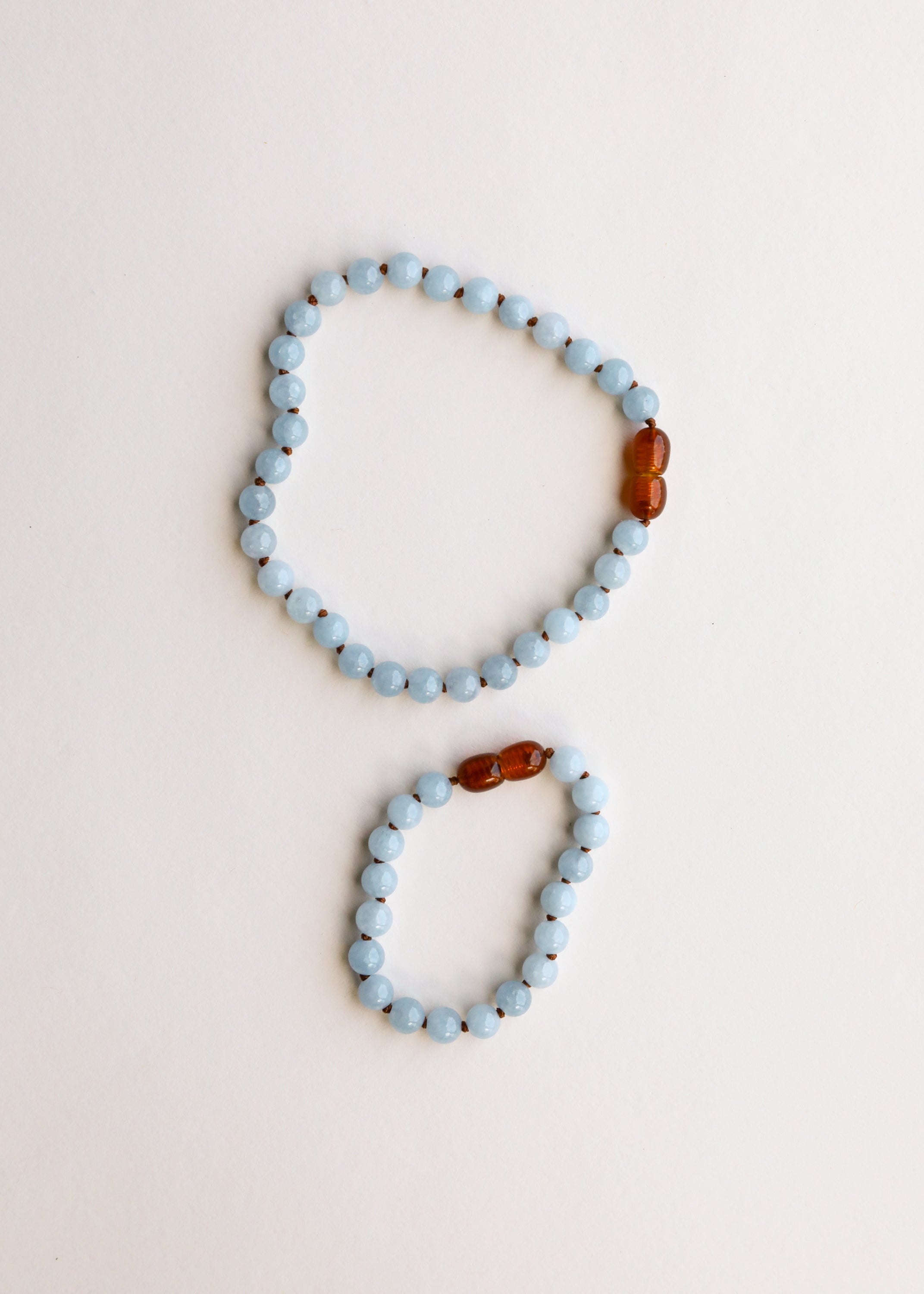 Pure Gemstone + Aquamarine|| Anklet or Bracelet