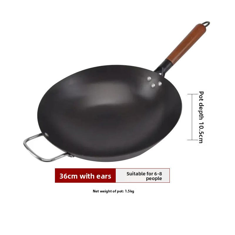 Iron Nitride Non-Stick Wok