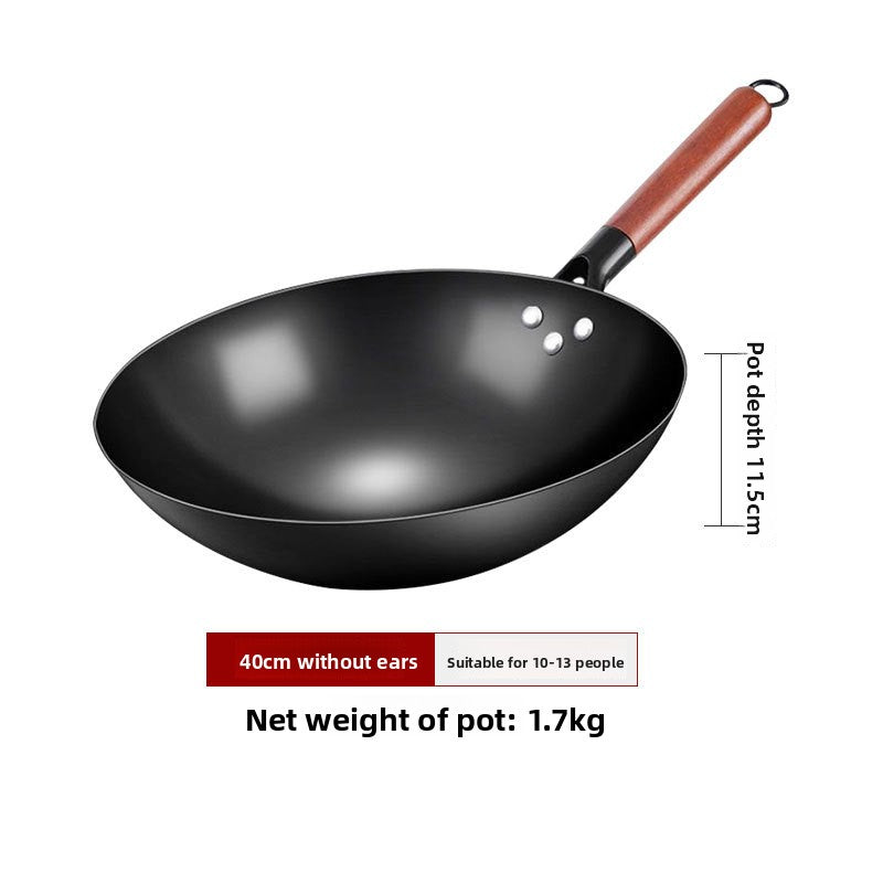 Iron Nitride Non-Stick Wok